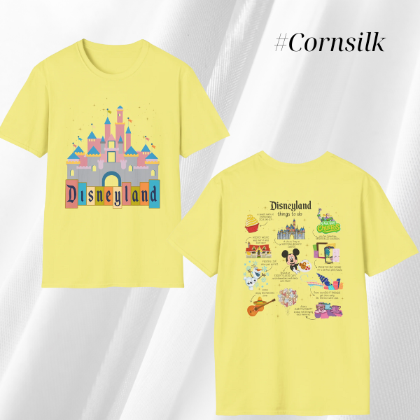 Disney Things To Do T shirt