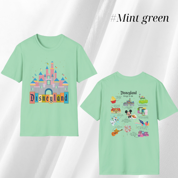Disney Things To Do T shirt